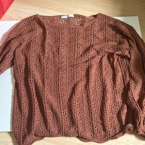 Women's Rust Sweater